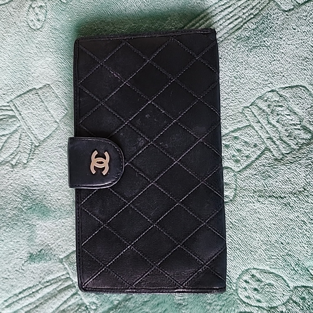 Authentic Chanel Quilted Wallet